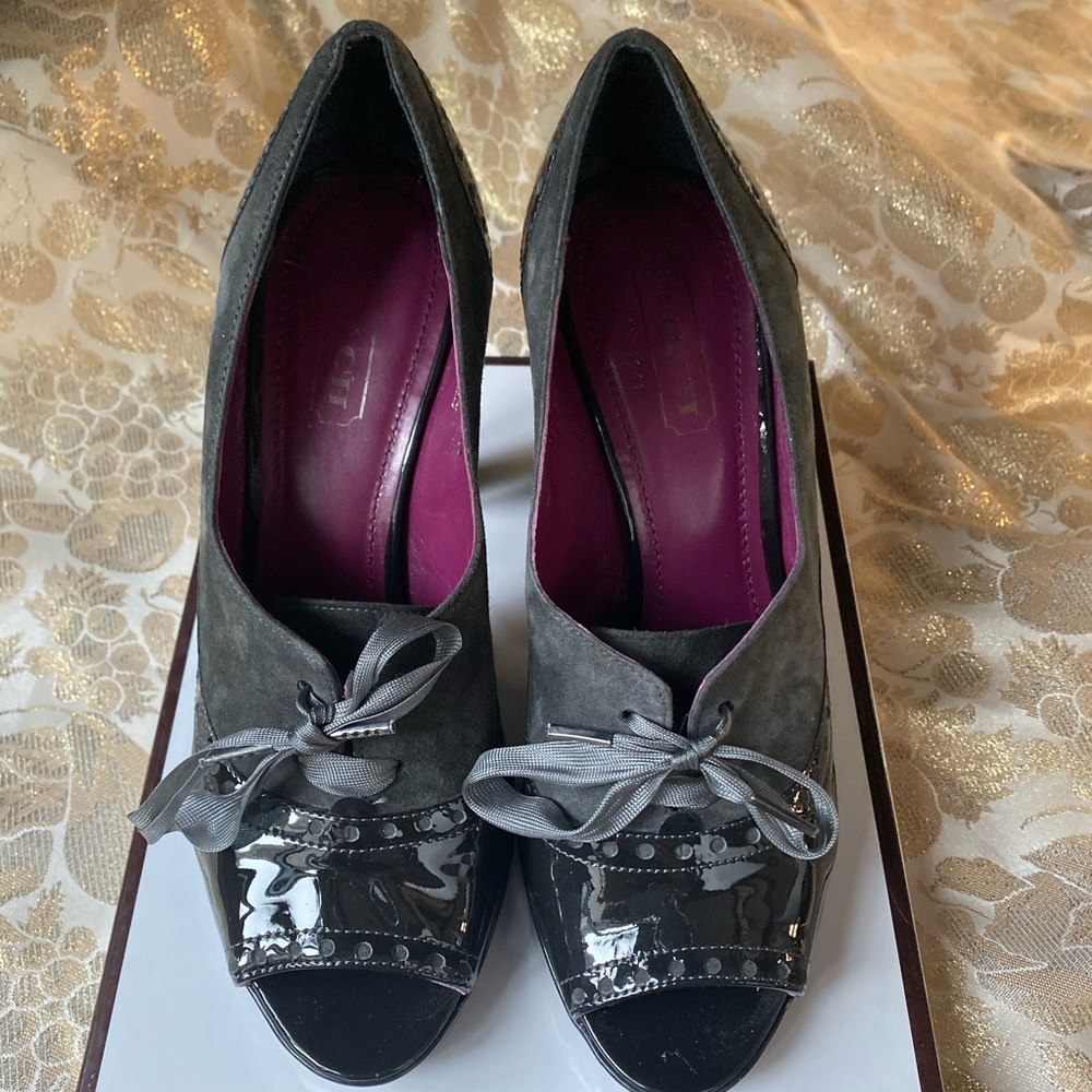 Coach Claudine Open Toe Pump